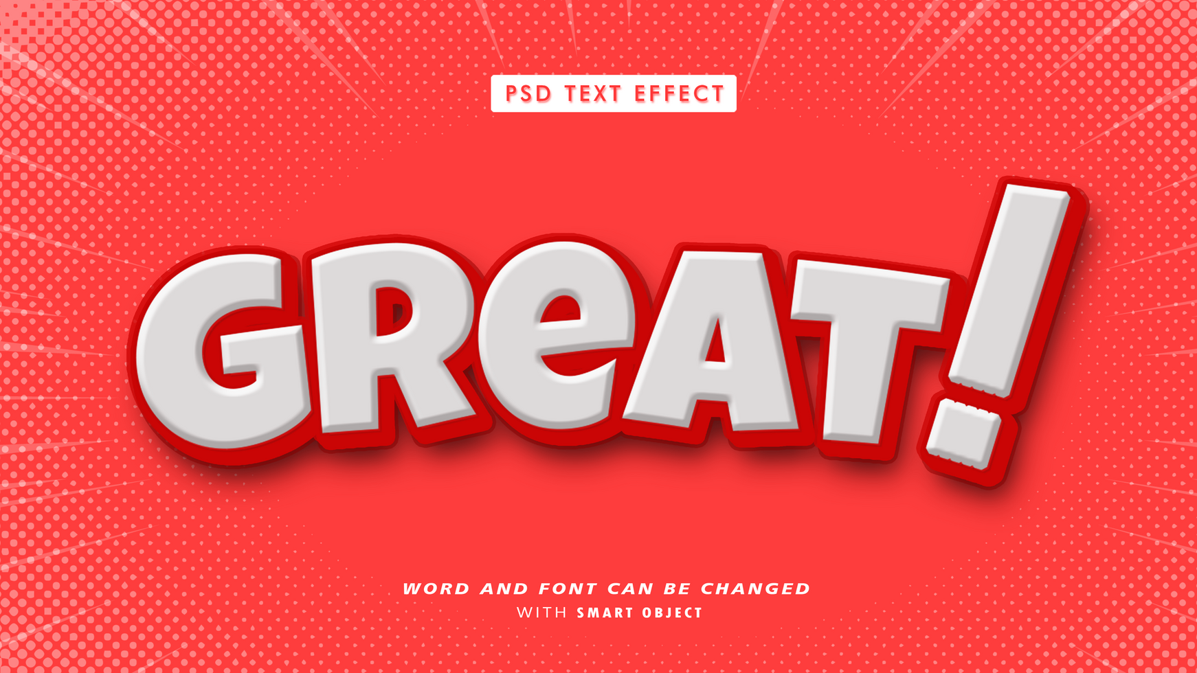 Great 3D Editable Text Effects psd