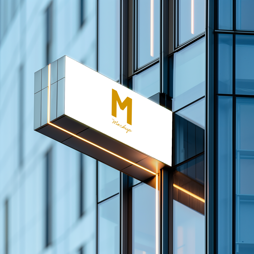 Shop Sign Mockup psd