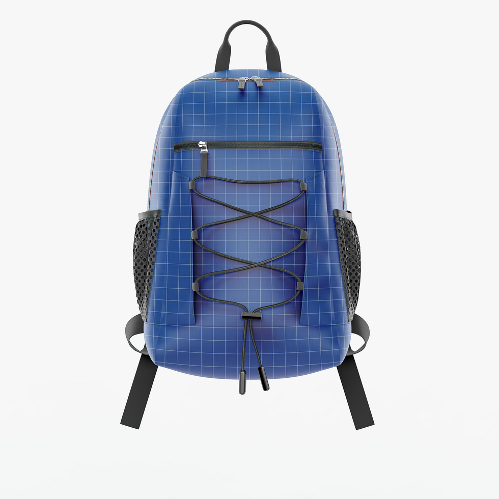 Backpack Front View Mockup psd