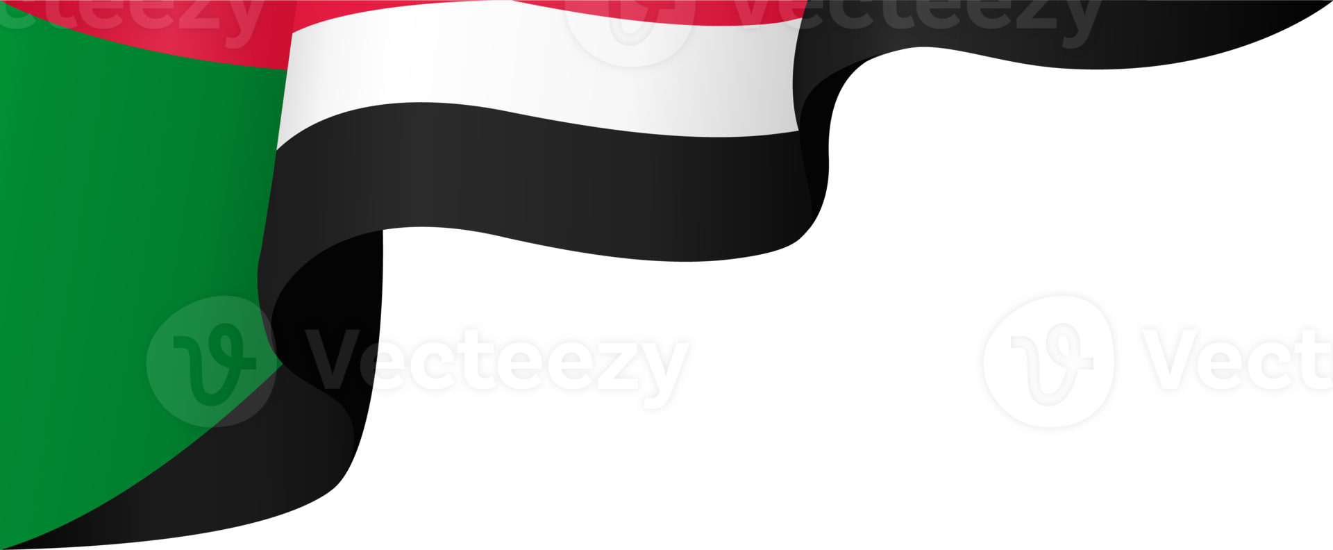 Sudan flag wave png