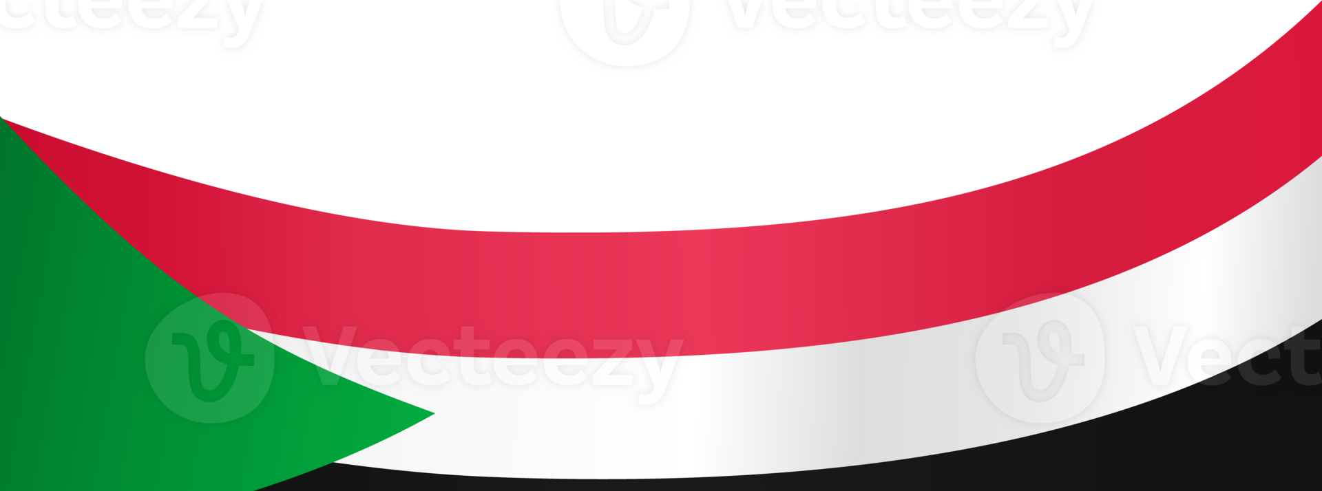 Sudan flag wave png