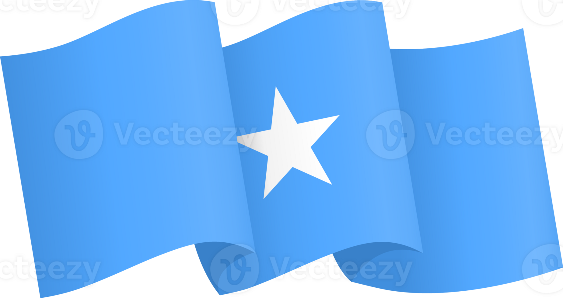 Somalia flag wave png
