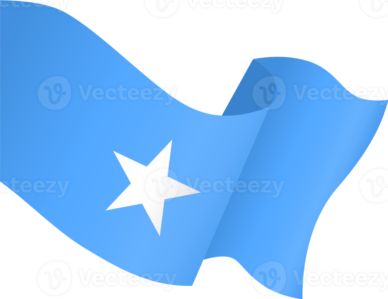 Somalia flag wave png