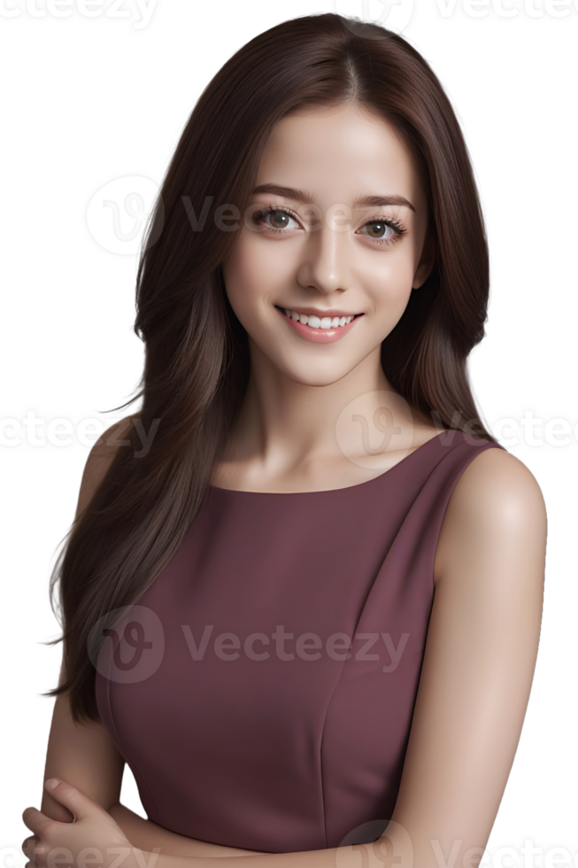 Confident professional woman png