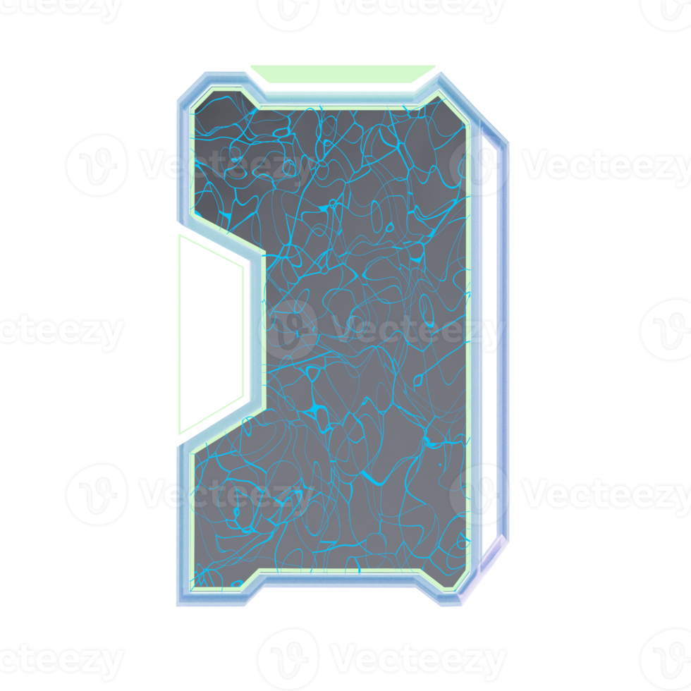 3d HUD Hologram Element png