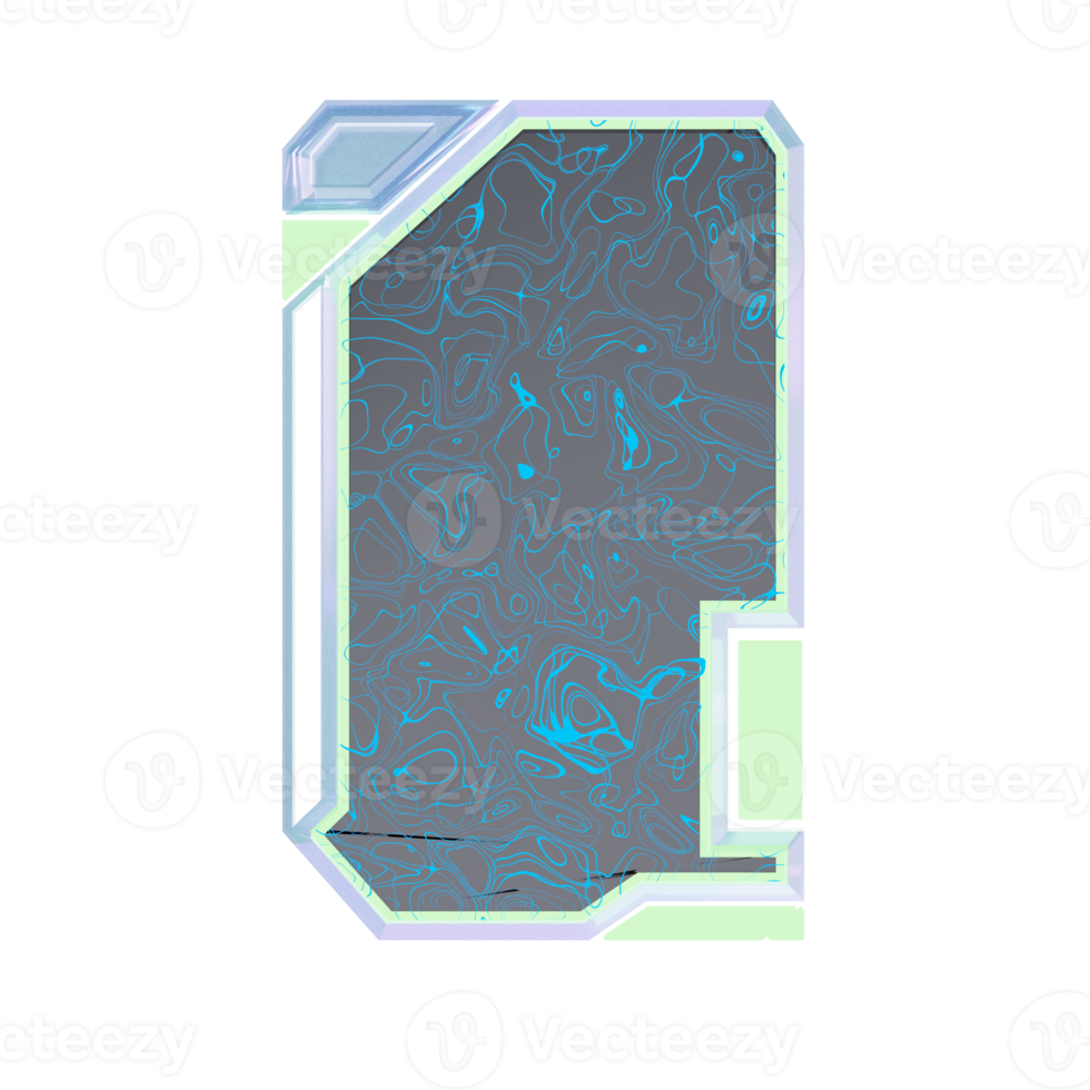3d HUD Hologram Element png
