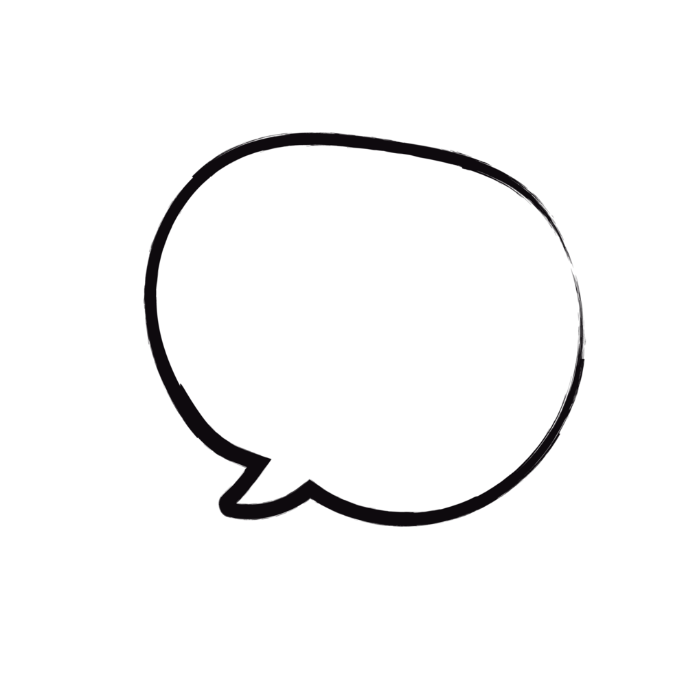 Speech bubble transparent background, transparent chat talking speech bubble png