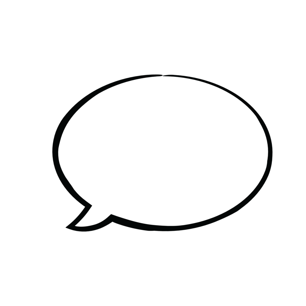 Speech bubble transparent background, transparent chat talking speech bubble png