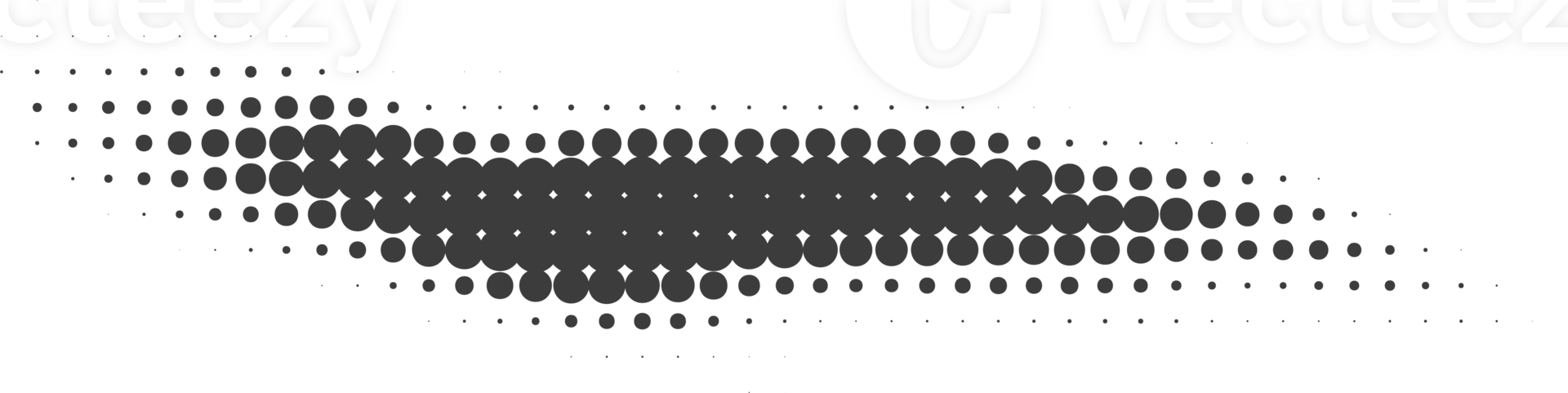Blob with noisy halftone png