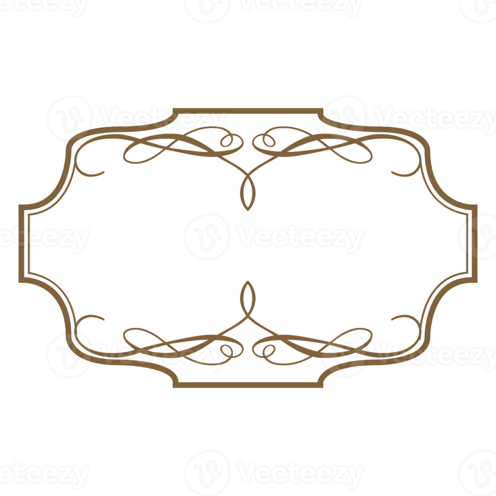 Decorative frames and borders, Set of Decorative vintage frames and borders png