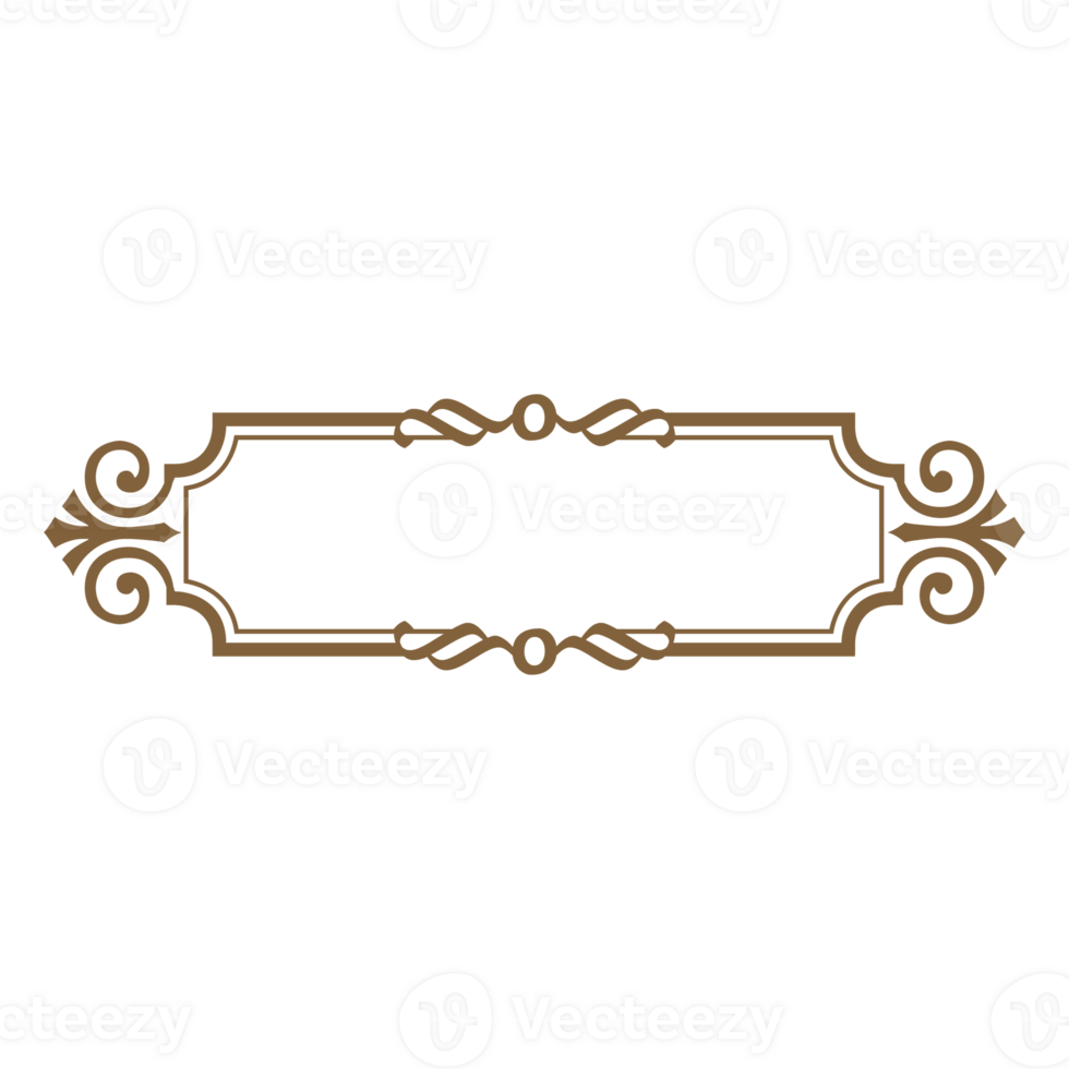 Decorative frames and borders, Set of Decorative vintage frames and borders png