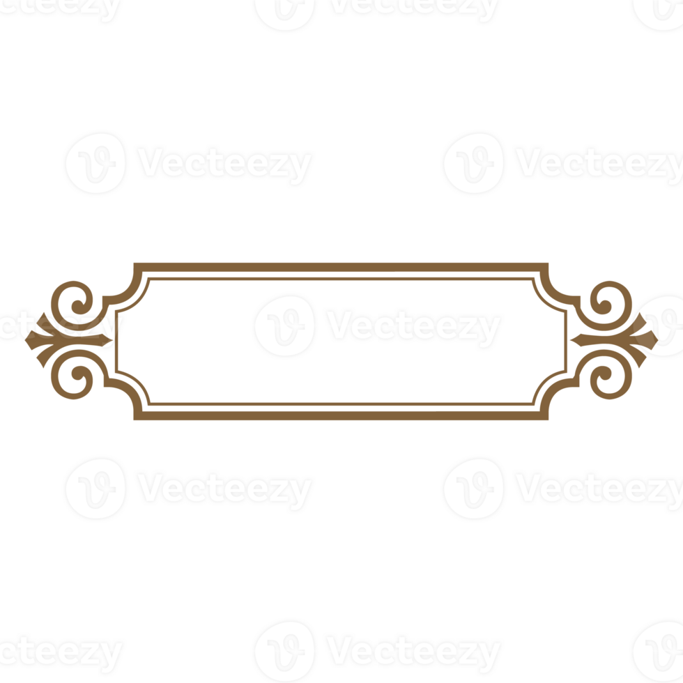Decorative frames and borders, Set of Decorative vintage frames and borders png