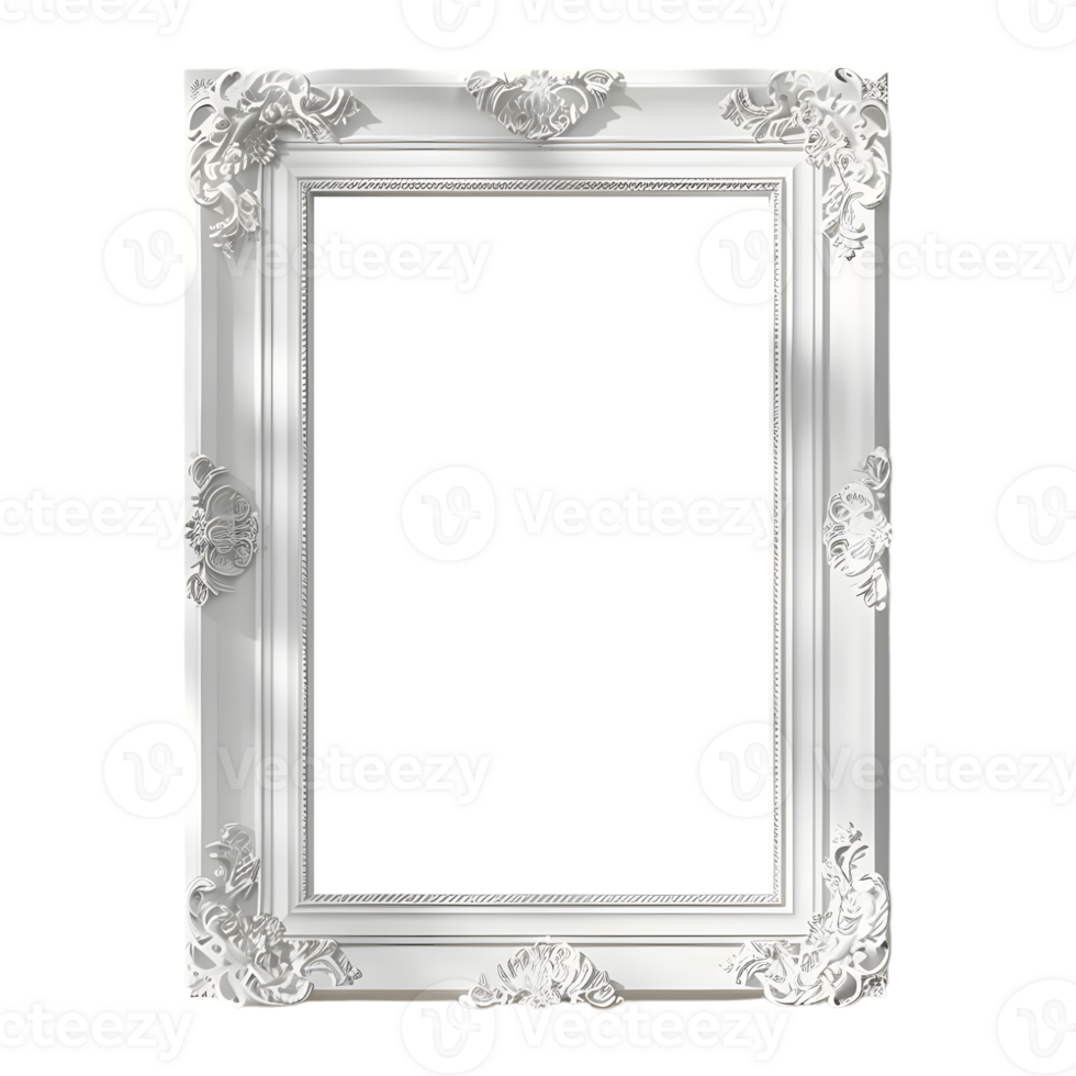 Picture Frame on Transparent Background png
