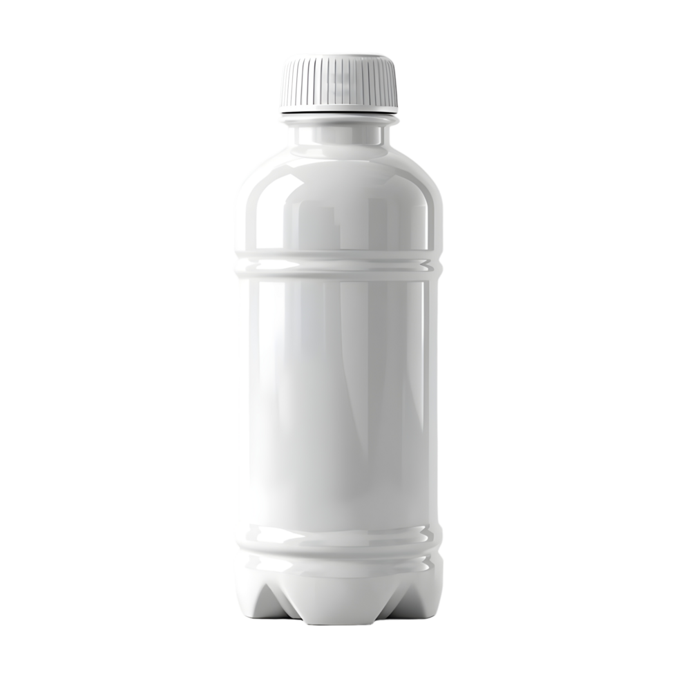 White Water Bottle on Transparent Background png