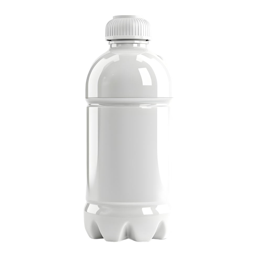 White Water Bottle on Transparent Background png