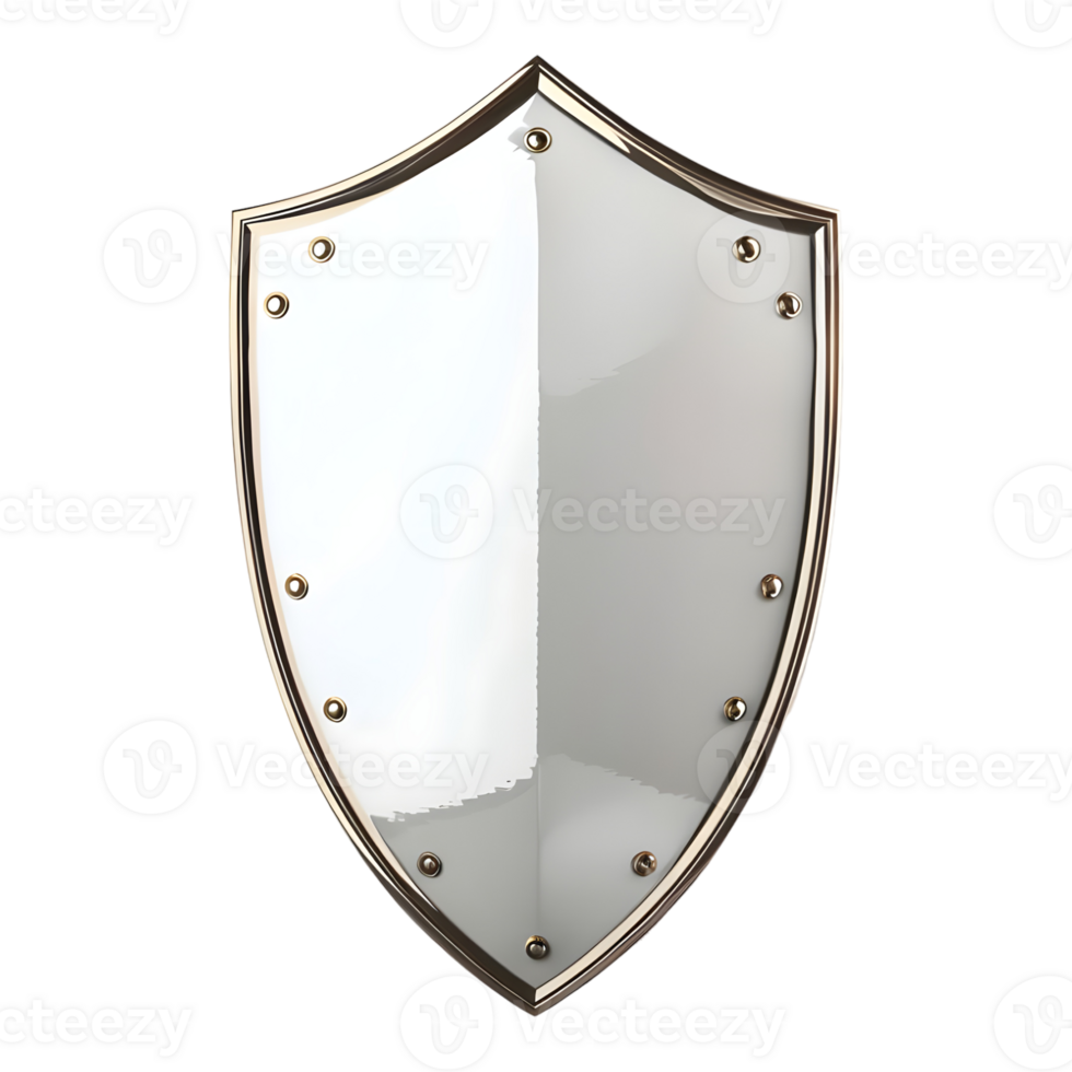 Protection Shield on Transparent Background png
