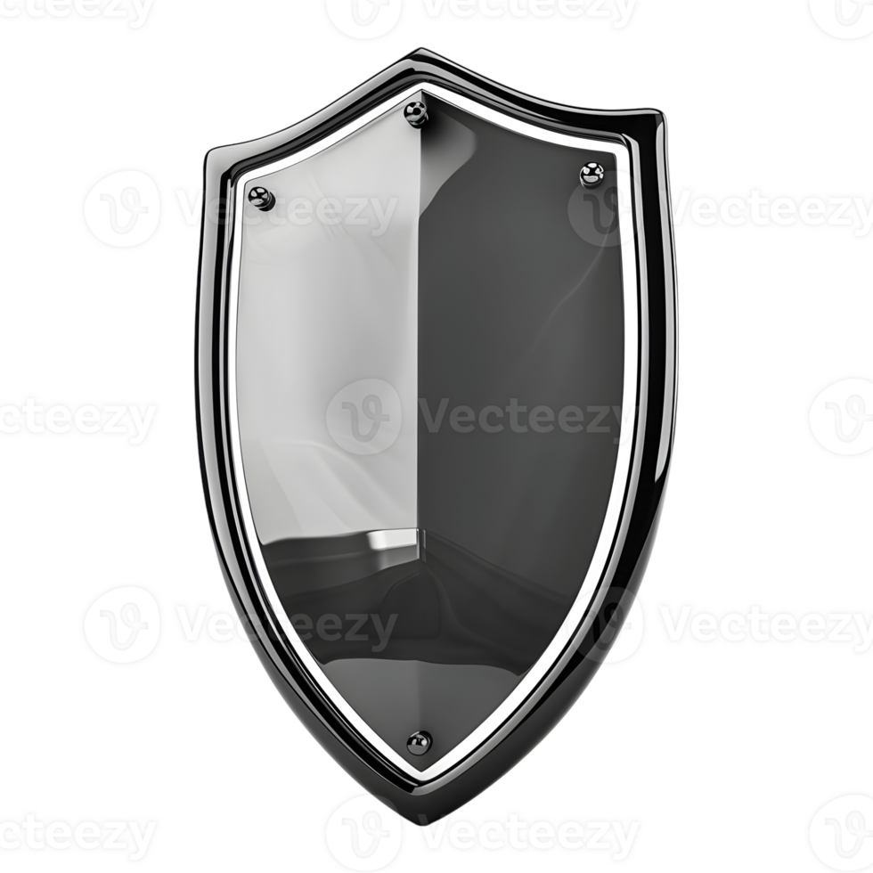Protection Shield on Transparent Background png