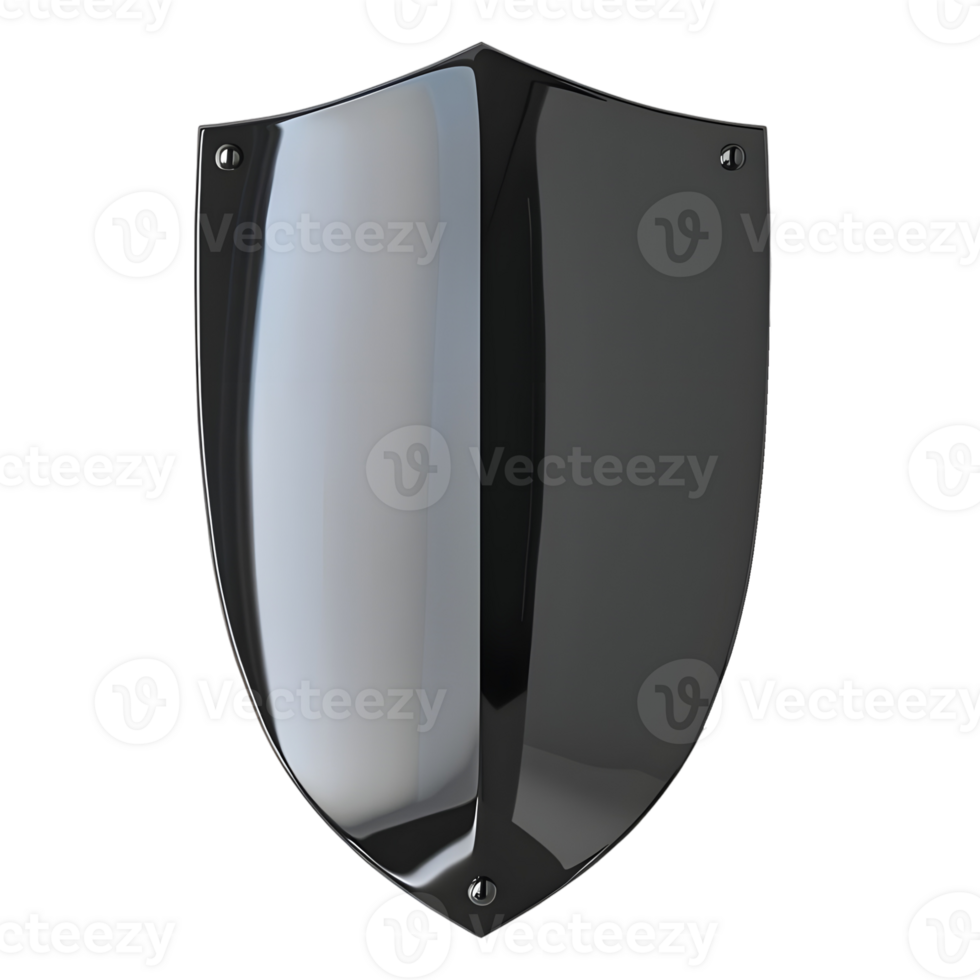 Protection Shield on Transparent Background png