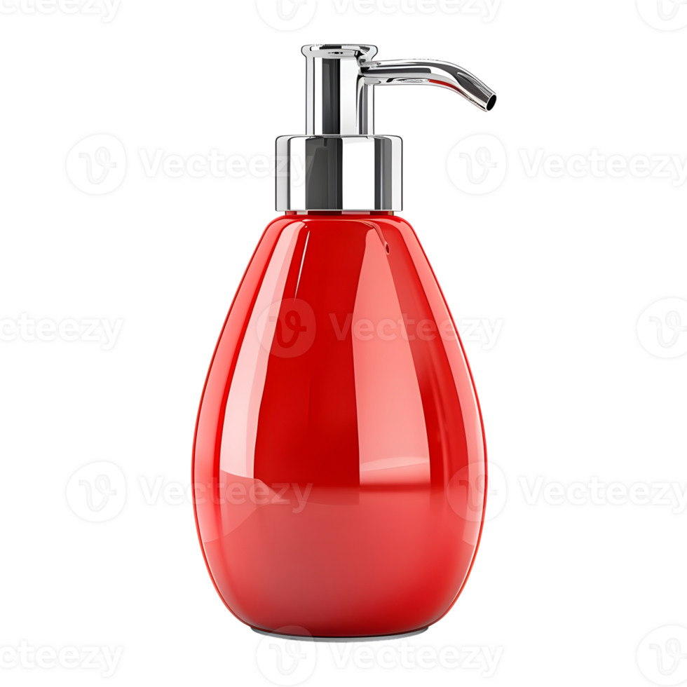 Shampoo Bottle on Transparent Background png