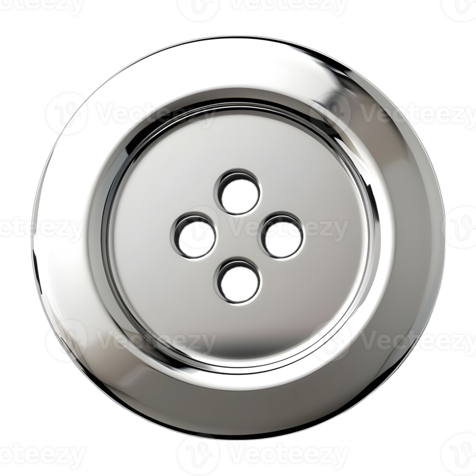 Shirt Round Button on Transparent Background png