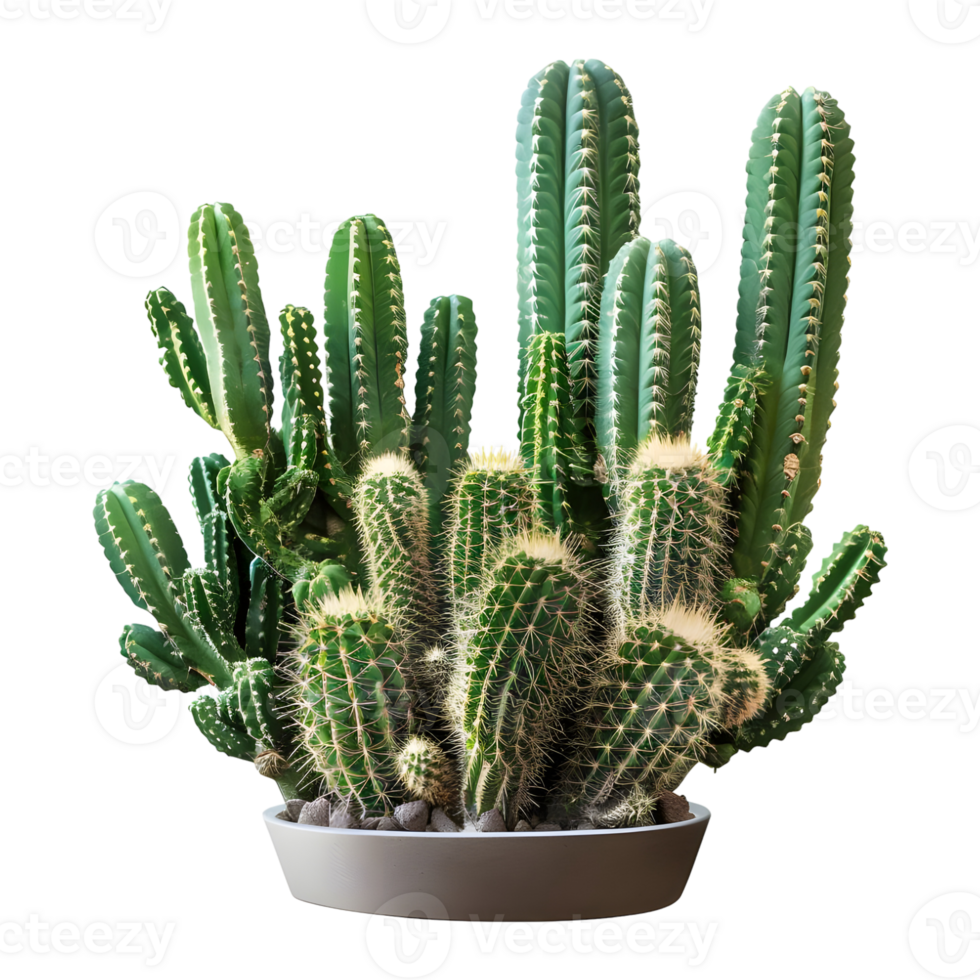 Cereus Jamacaru Plant on Transparent Background png