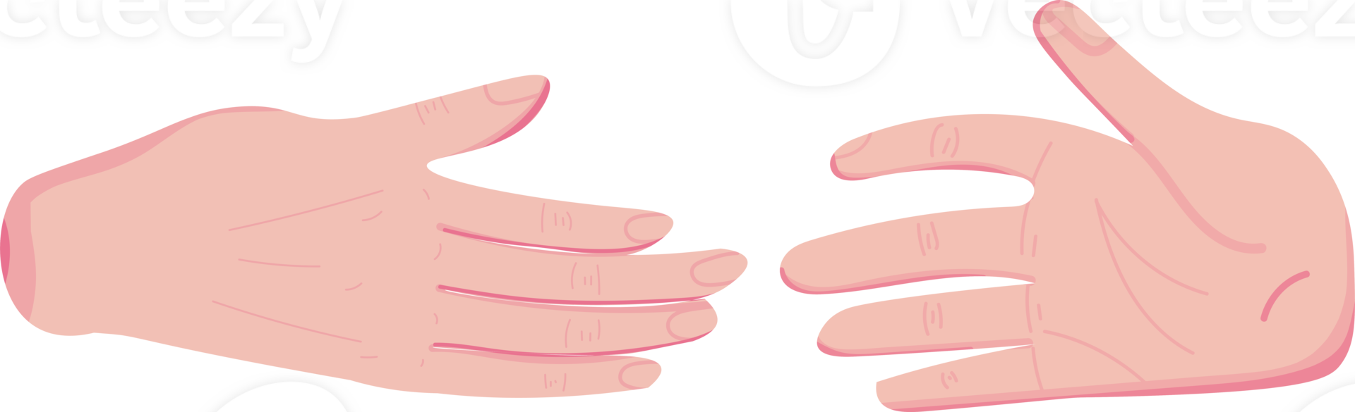 handshake gesture illustration png