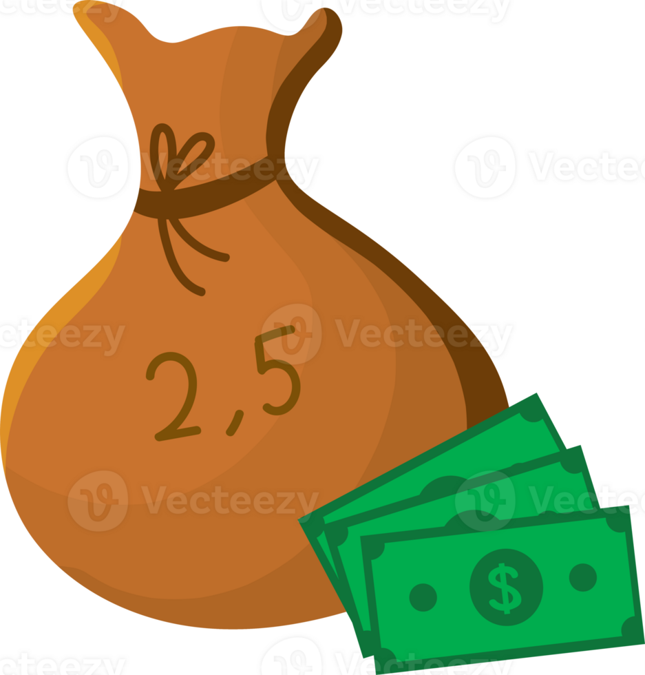 zakat payment with money png