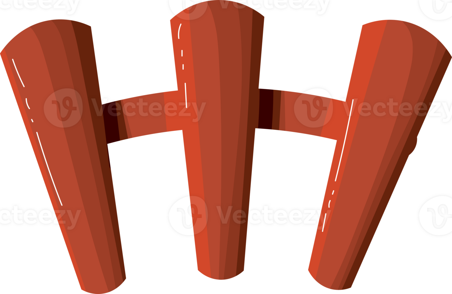Wooden fence illustration png
