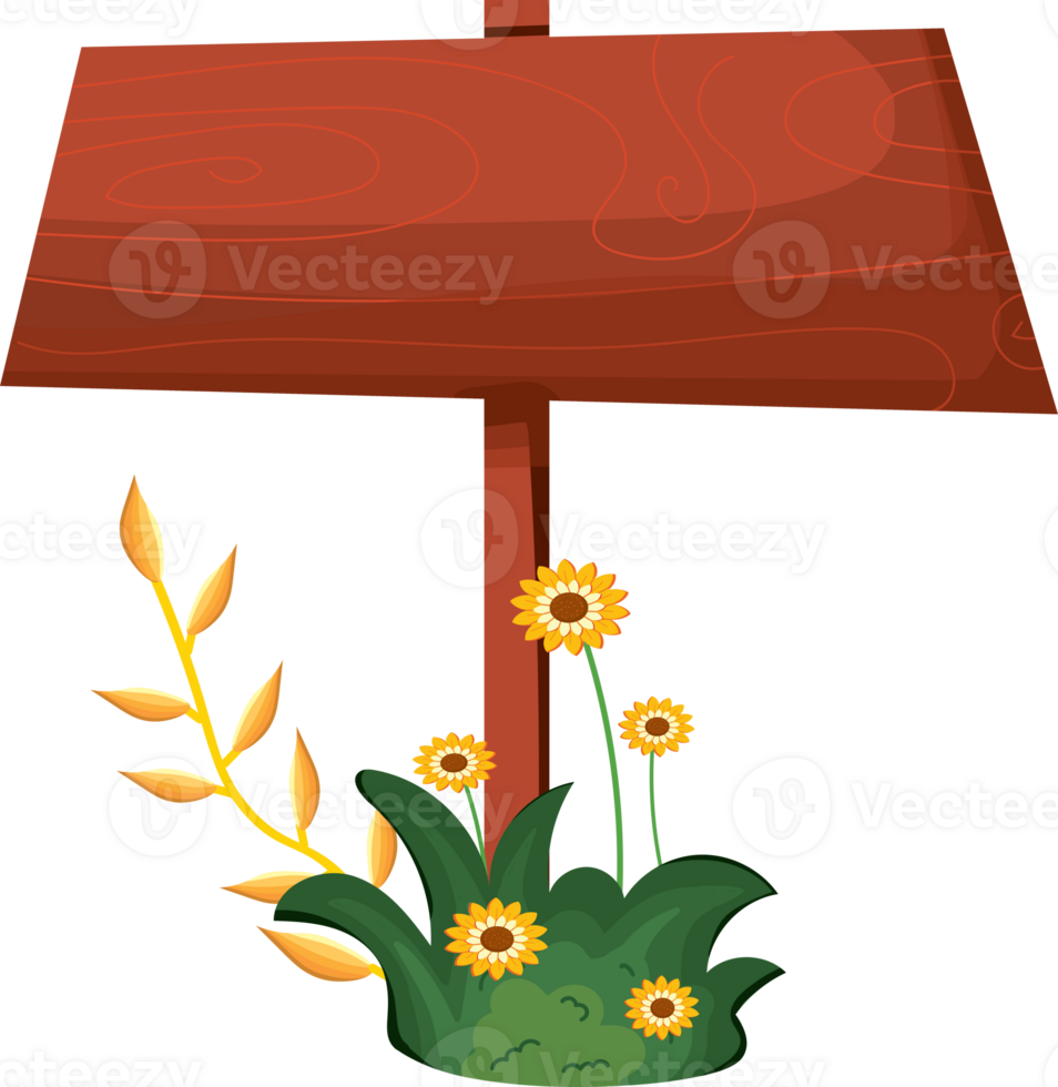 wooden plank with green grass png