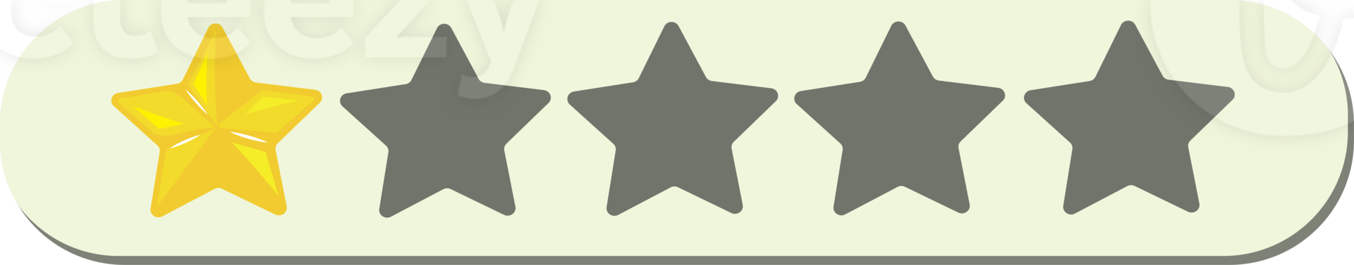 One star rating png