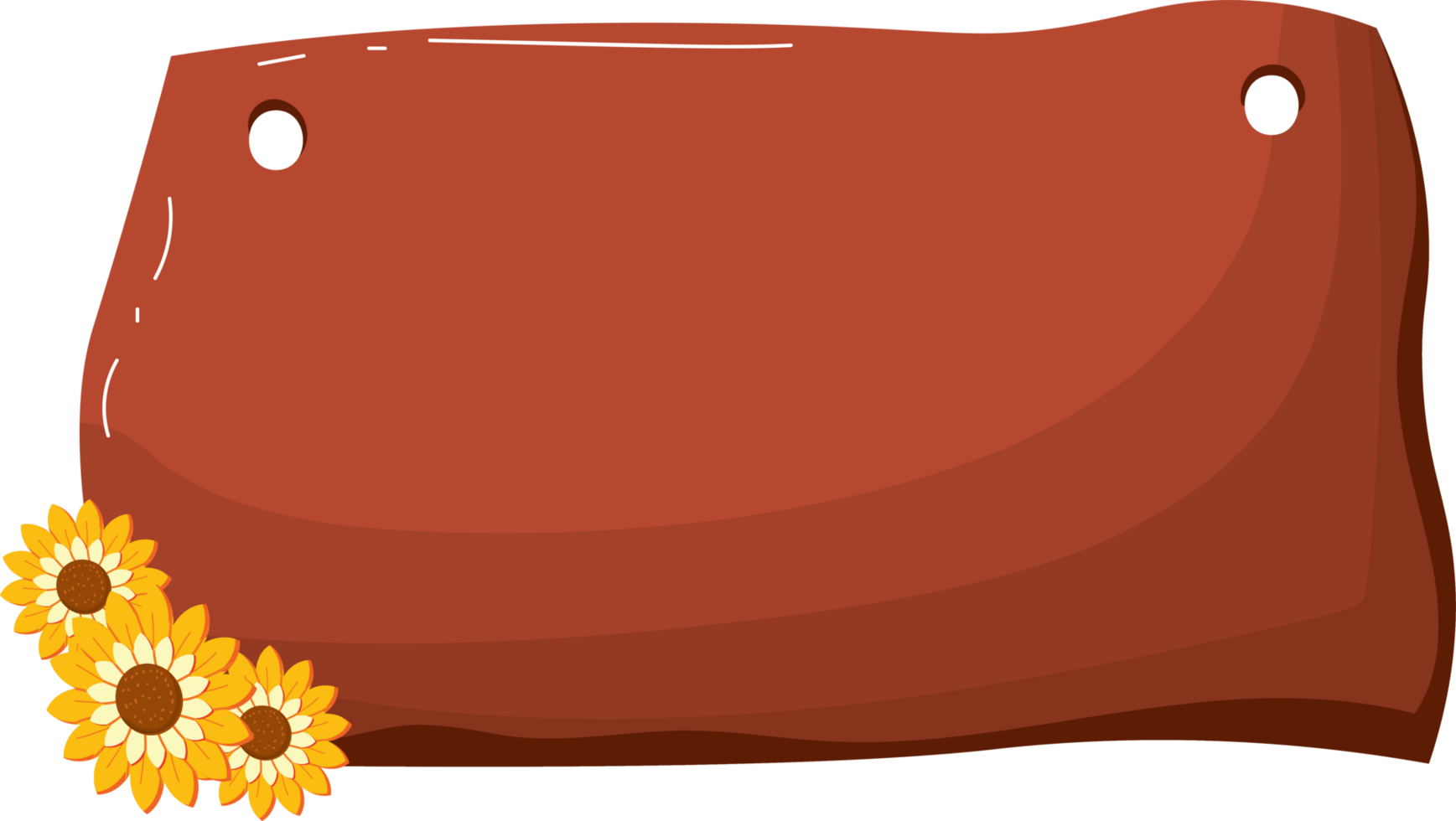 Hanging wooden signs or banners png