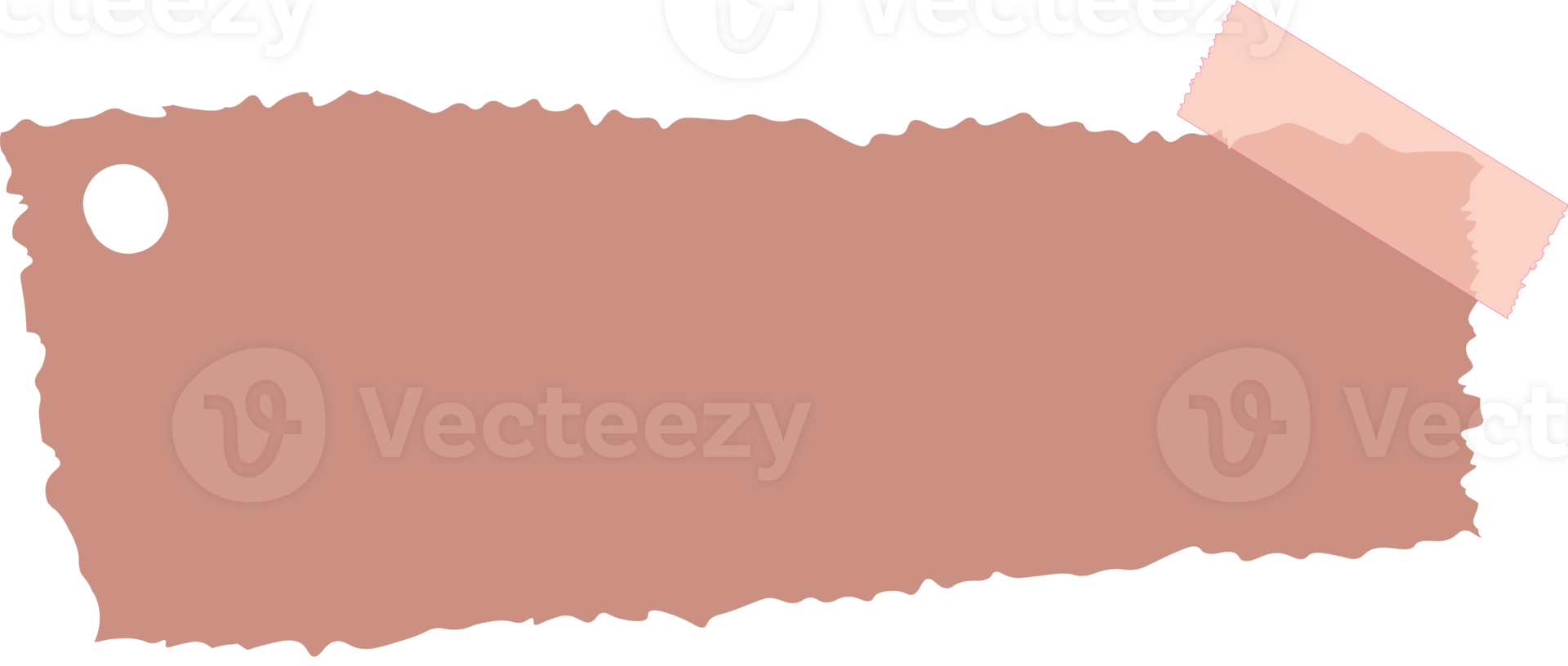 Notepaper on textured paper png