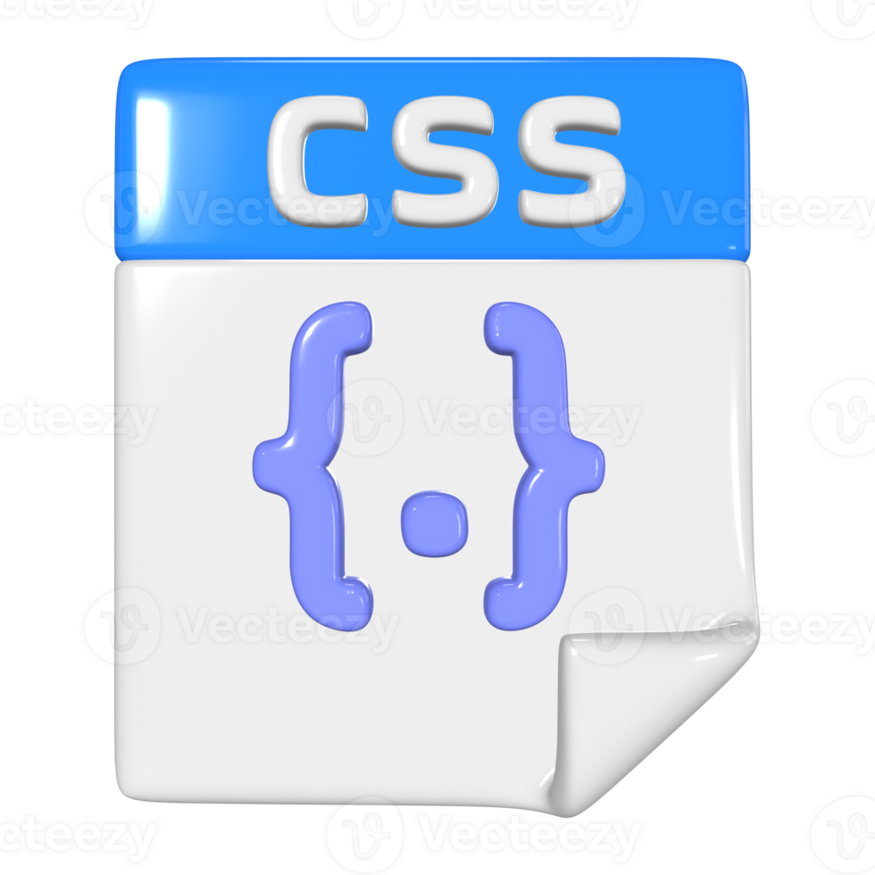 CSS File 3D Illustration Icon 45765090 PNG