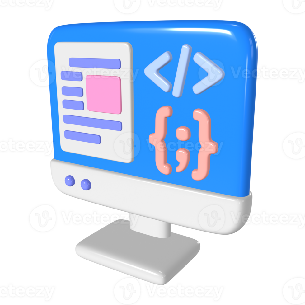 Inspect Element 3D Illustration Icon png