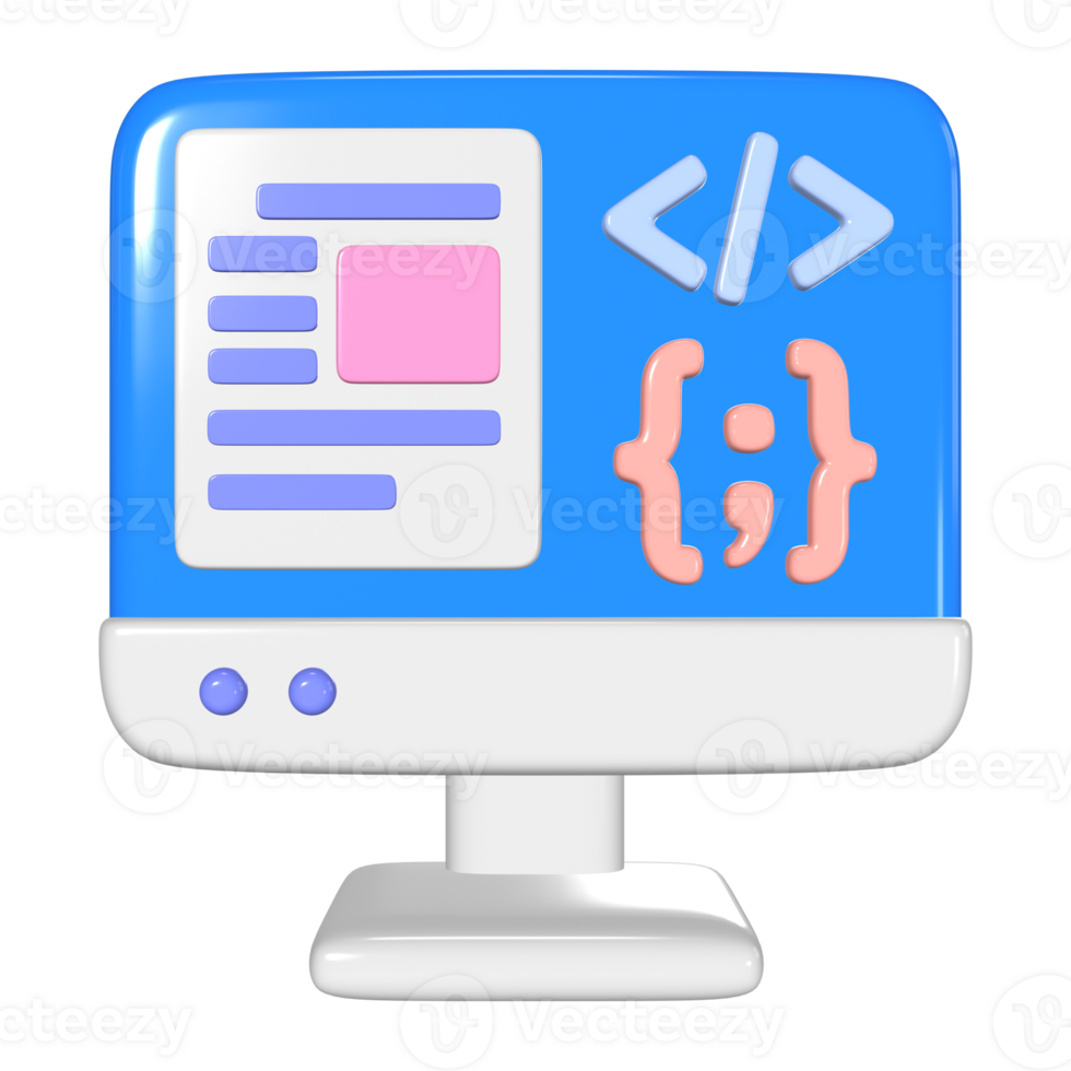 Inspect Element 3D Illustration Icon png