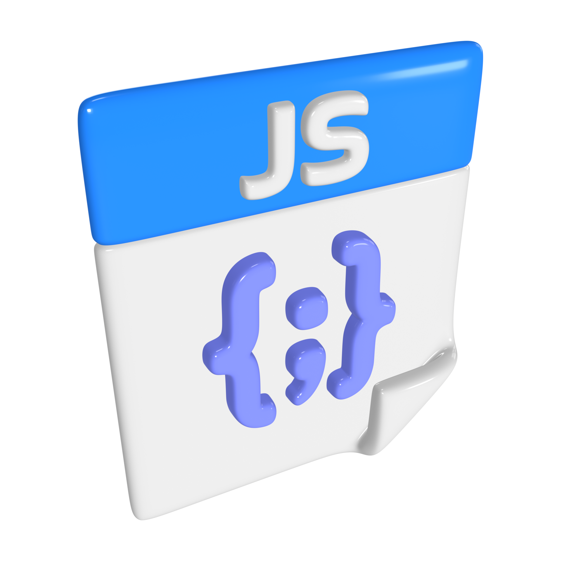Javascript File 3D Illustration Icon 45765126 PNG
