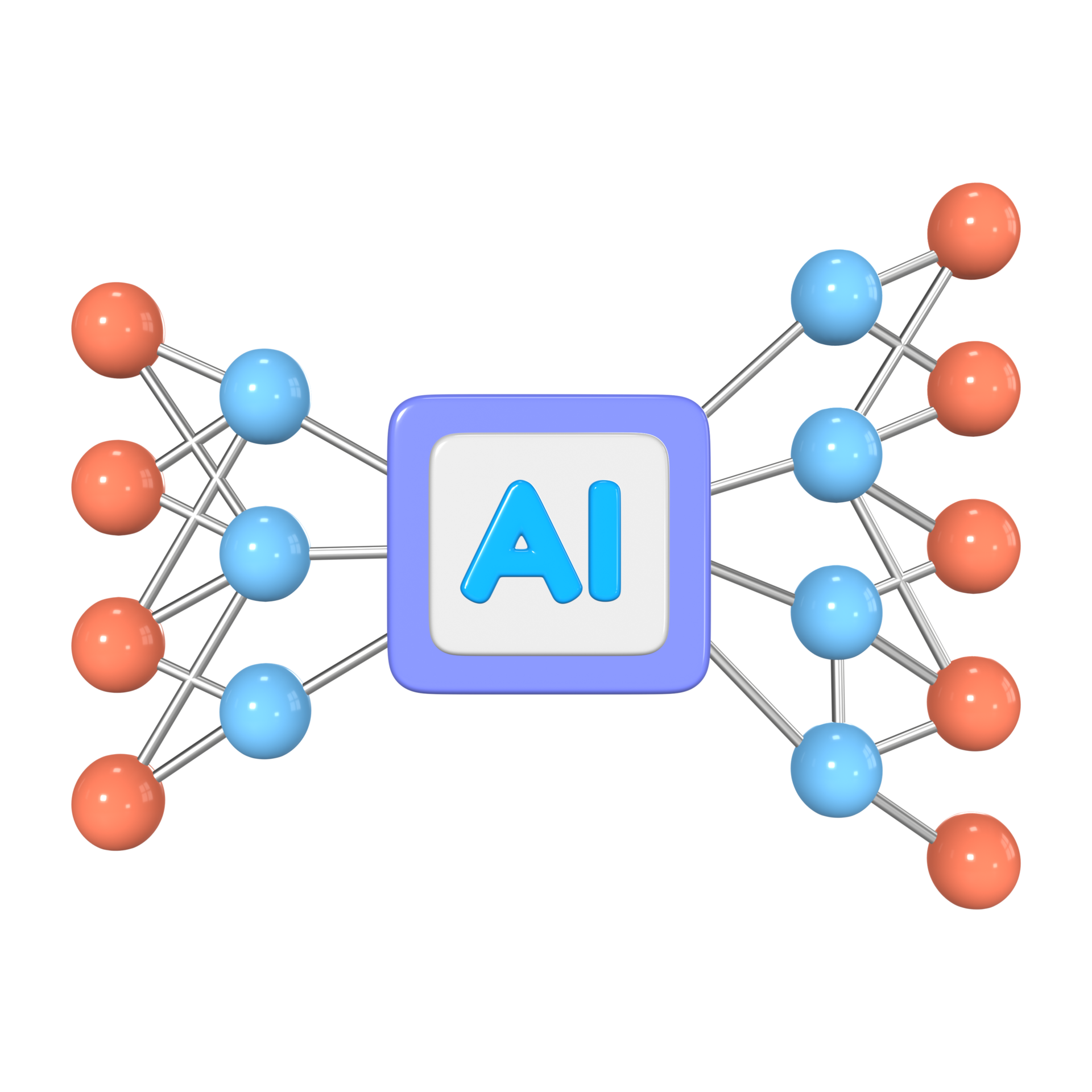 Machine Learning 3D Illustration Icon 45765128 PNG