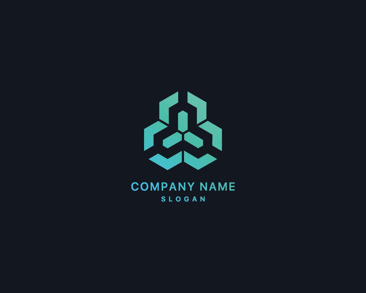 Design an illustration of a company logo idea vector