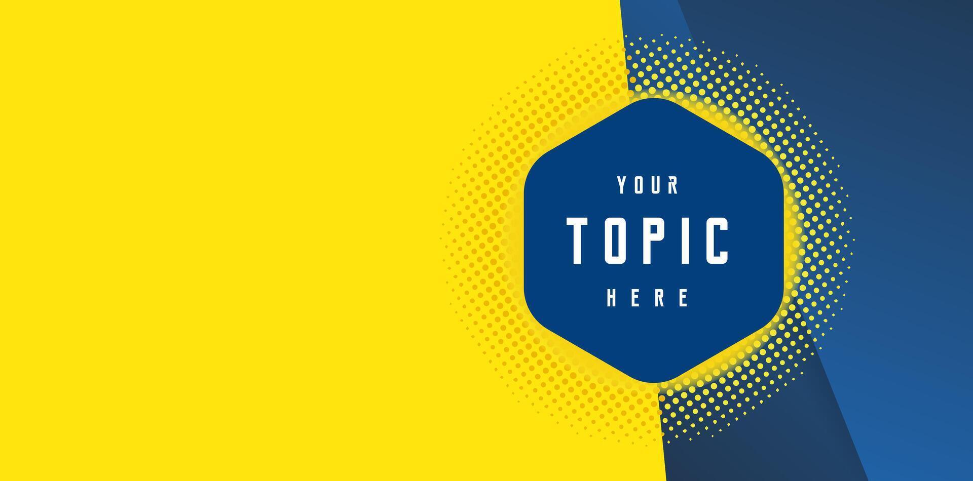 yellow and Blue banner in abstract background, used for Sale banner template design and bright poster with Big sale special offer banner design vector