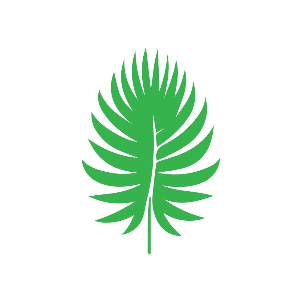 Green leaf icon. Leaves icon on isolated background. Collection green leaf. Elements design for natural, eco, vegan, bio labels vector