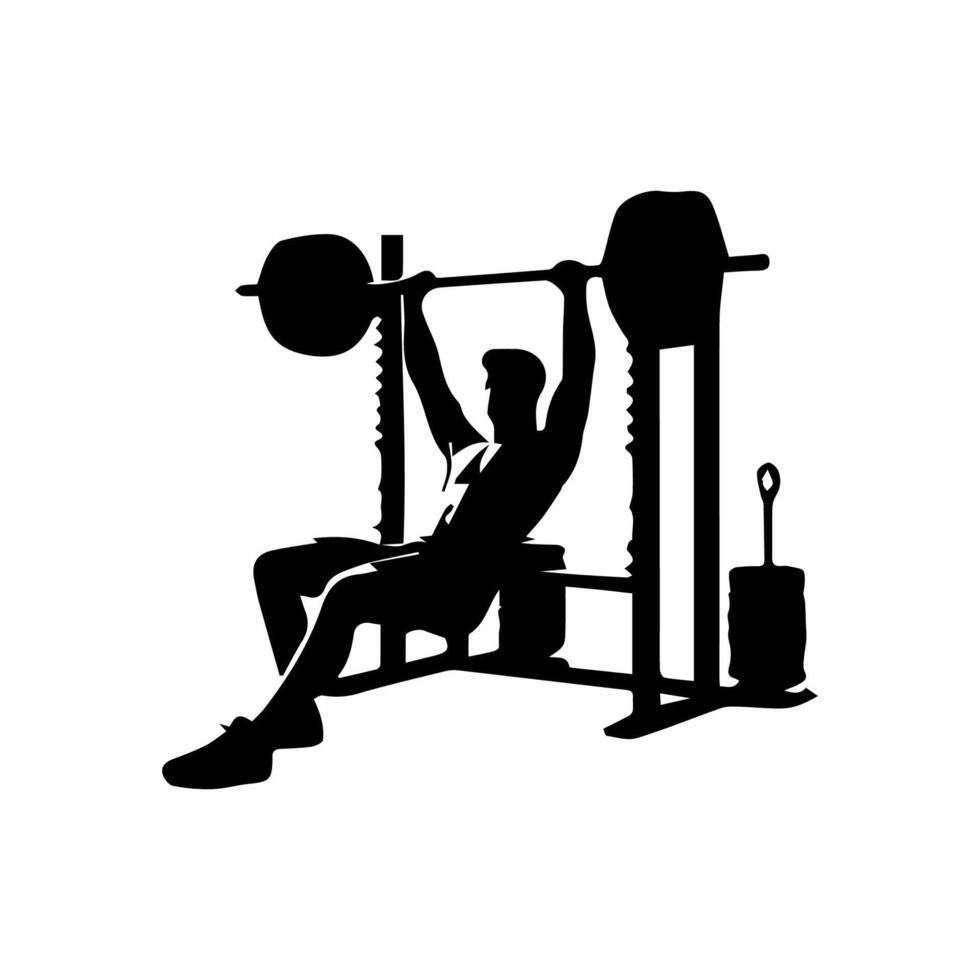 Powerful man graphic icons. Human body signs isolated on white background. Bodybuilding and fitness symbol vector