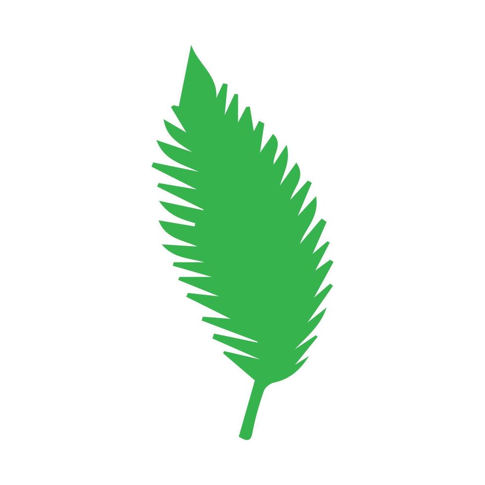 Green leaf icon. Leaves icon on isolated background. Collection green leaf. Elements design for natural, eco, vegan, bio labels vector