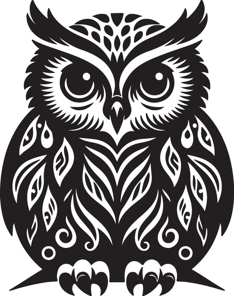 Owl birds illustration eps 10 vector