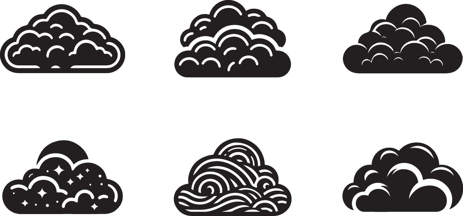 cloud illustration eps 10 vector