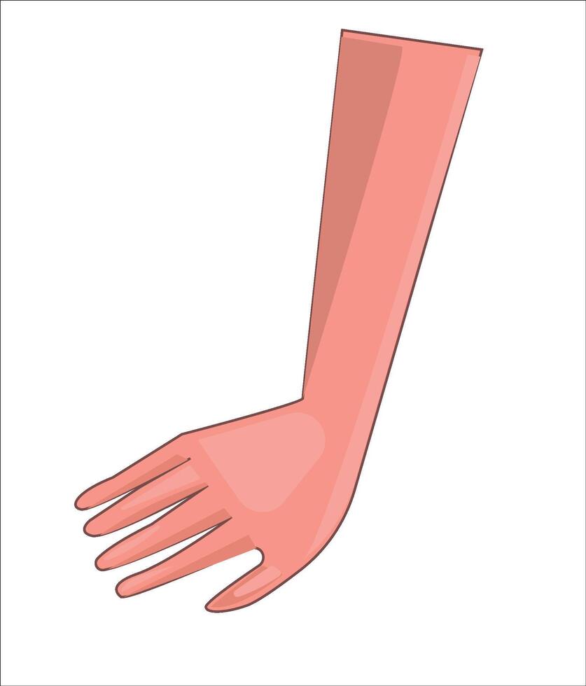 Arm, leg, tongue, mouth, nose, hand, human body parts illustration vector