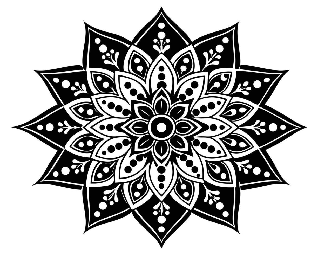 Mandala decorative ornament design vector