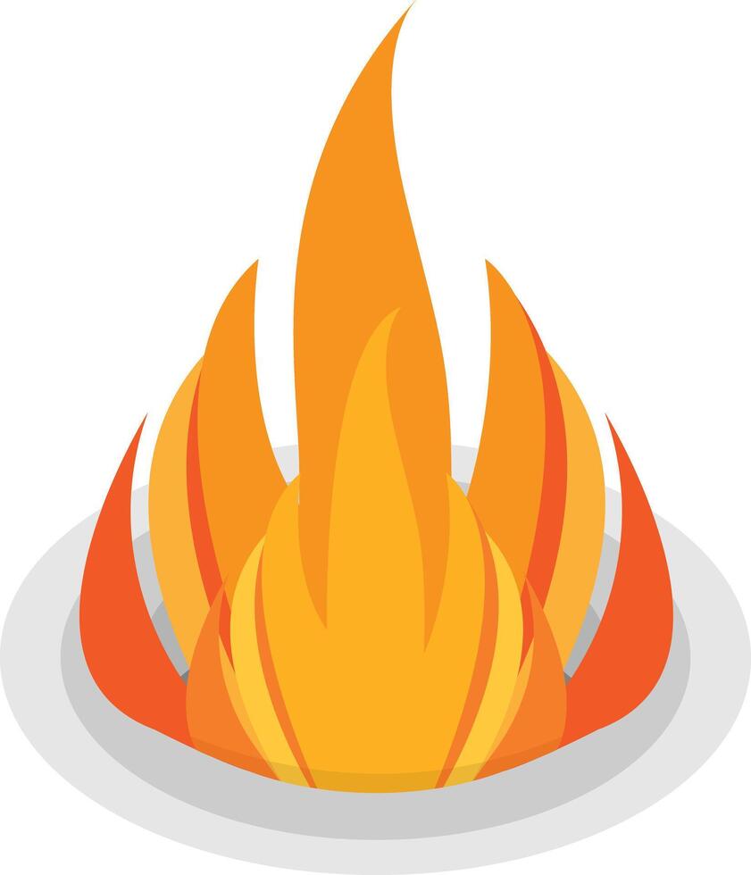 Flaming Fire Icon vector
