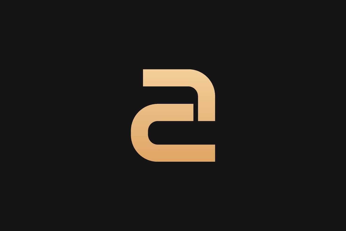 A Letter trademark brand logo vector