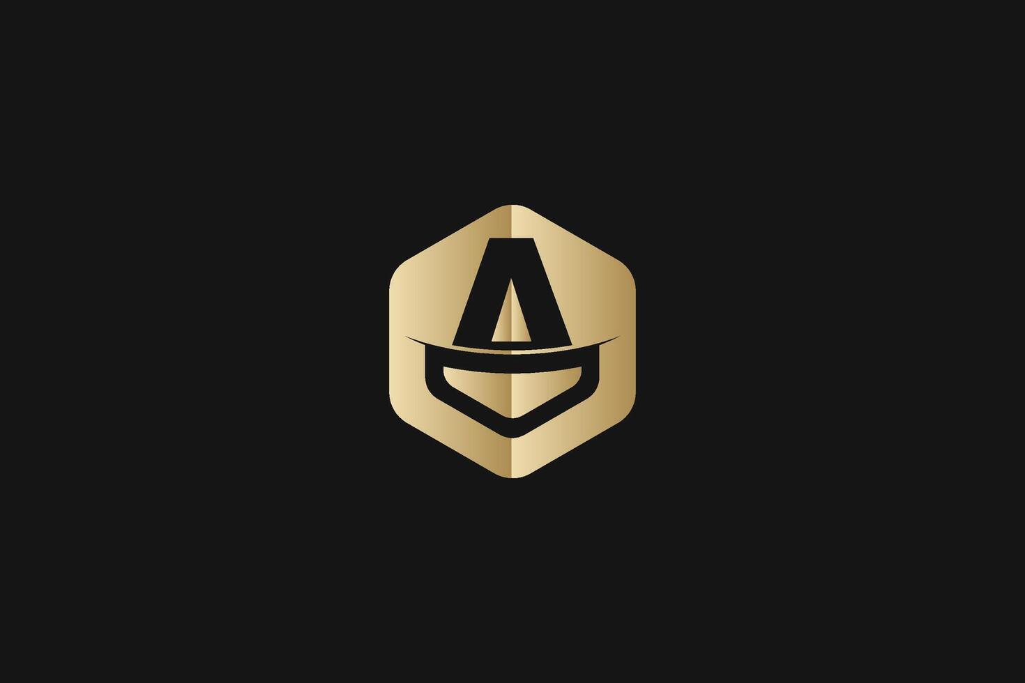 A Letter trademark brand logo vector