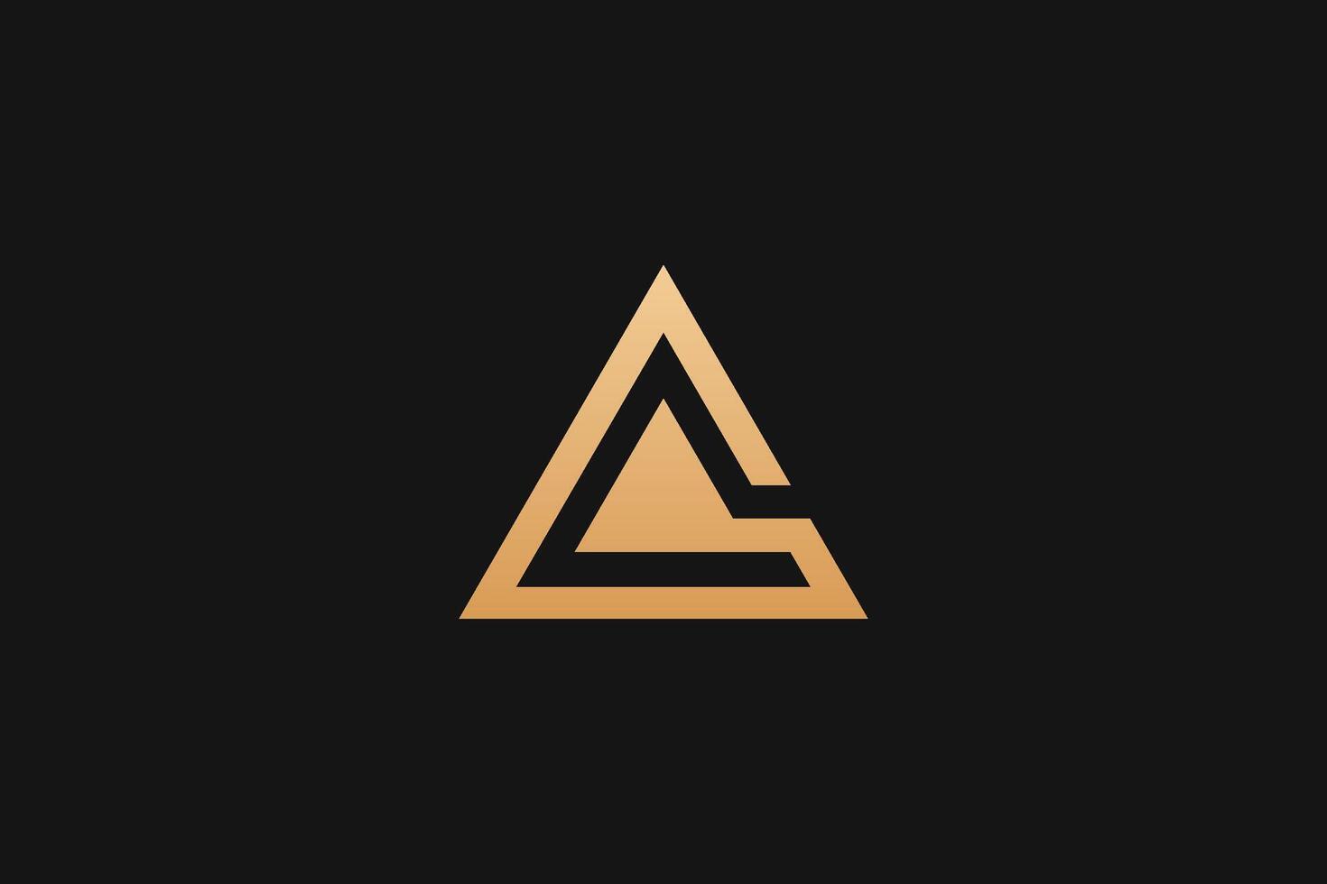 A Letter trademark brand logo vector